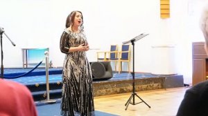 Александра Конева исполняет «Summertime» Пуччини. Орган — Игорь Гольденберг