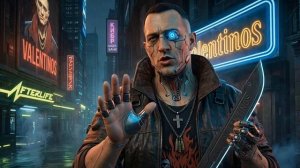 По мотивам игры Cyberpank2077. Сгенерированоо ии.
