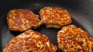 Вкусно Так, Что Сама Удивилась! На Завтрак Оладушки С Начинкой Цельнозерновые!