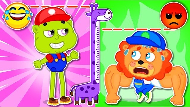 Маша и Леопольд. Длинные ноги - накачанные руки - Мультик для детей - Lion Family на русском