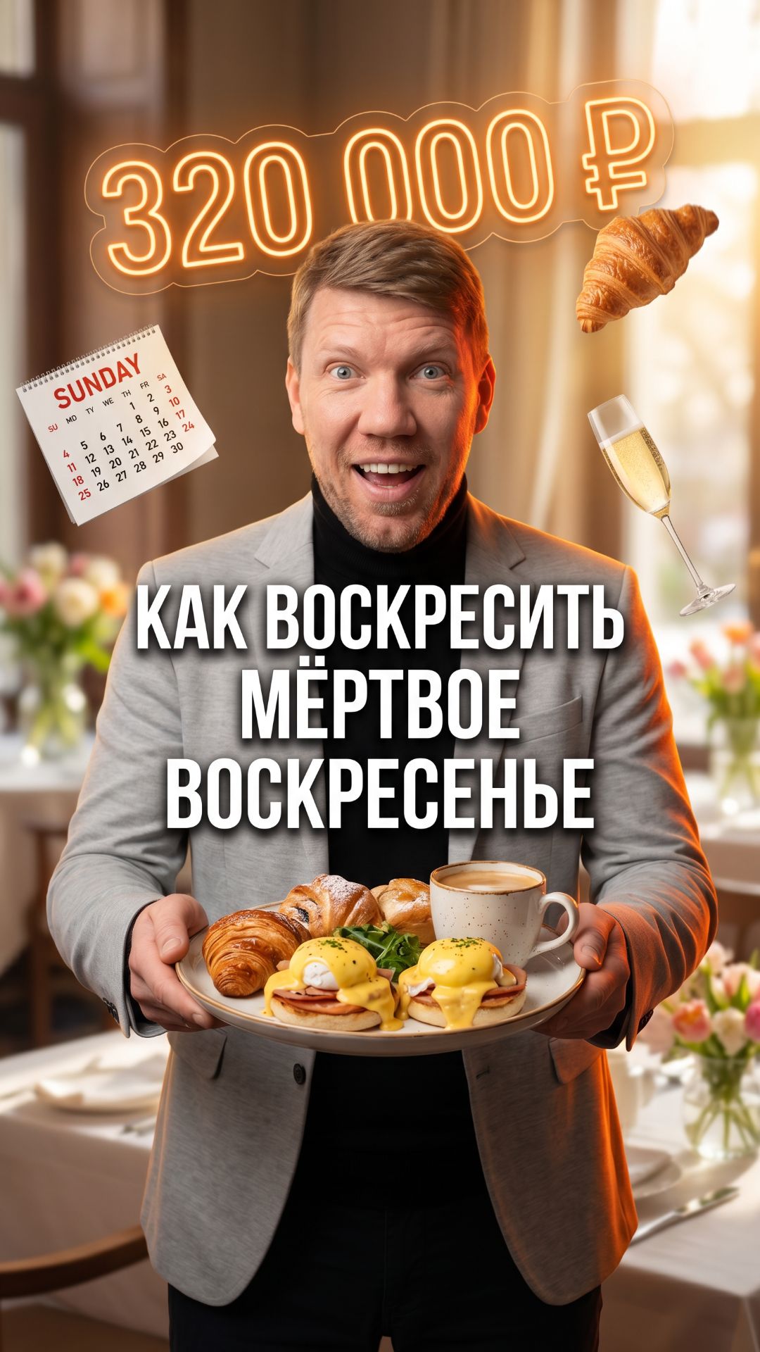 Мёртвое воскресенье превращается в плюс 300 тысяч в месяц. Один формат, одно утро в неделю.