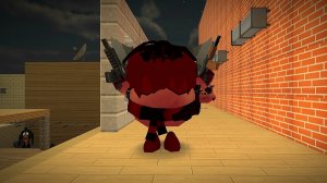 играю в режим дуэль в чикен ган ( часть 7)