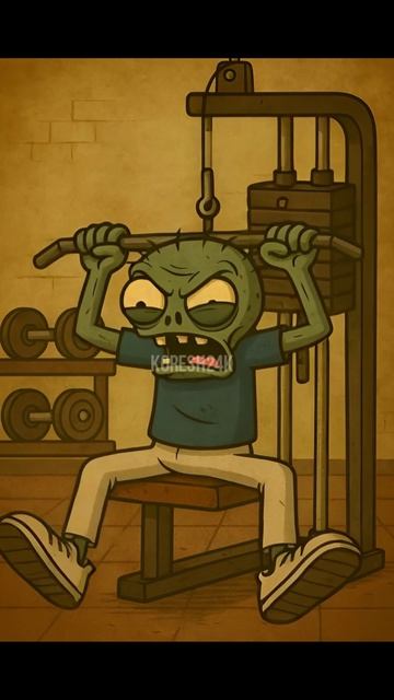 PvZ - Зомби в качалке