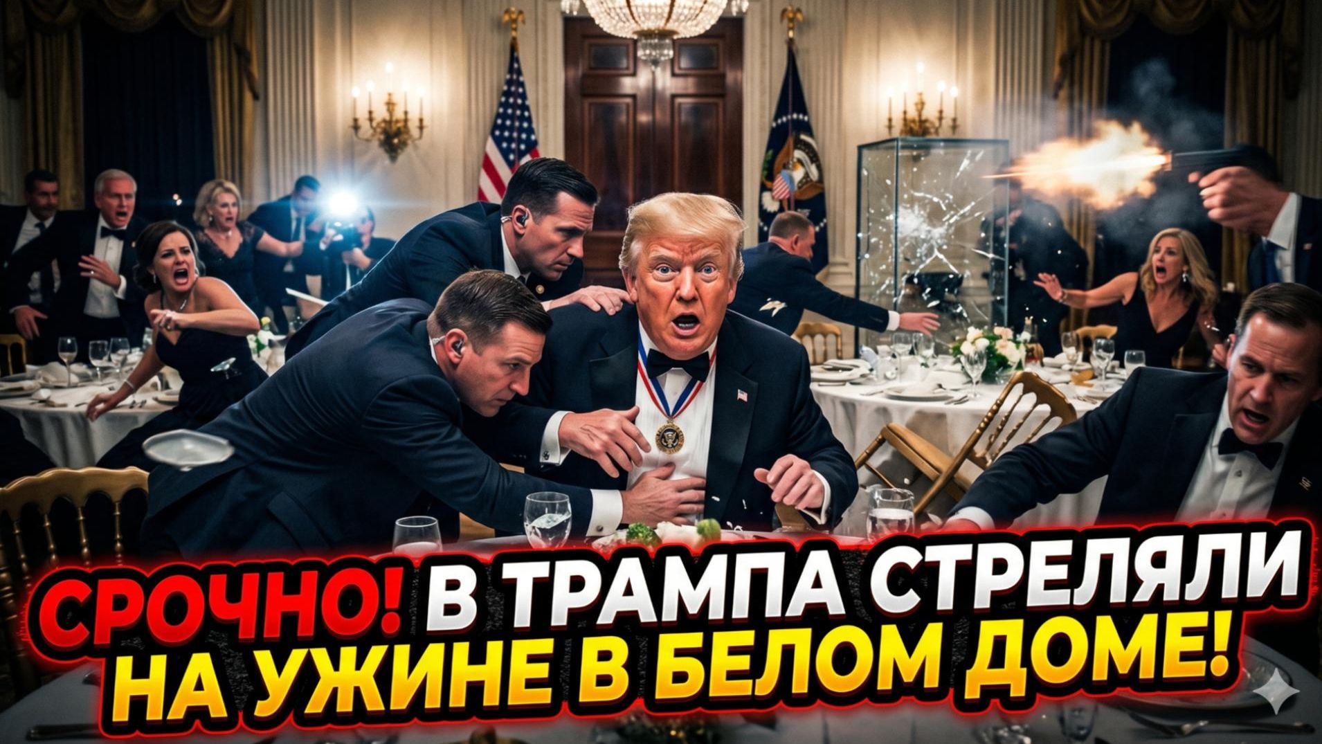 😱🔫Сабрина Сальвати | Трагедия в Белом доме: кто-то открыл огонь прямо во время ужина