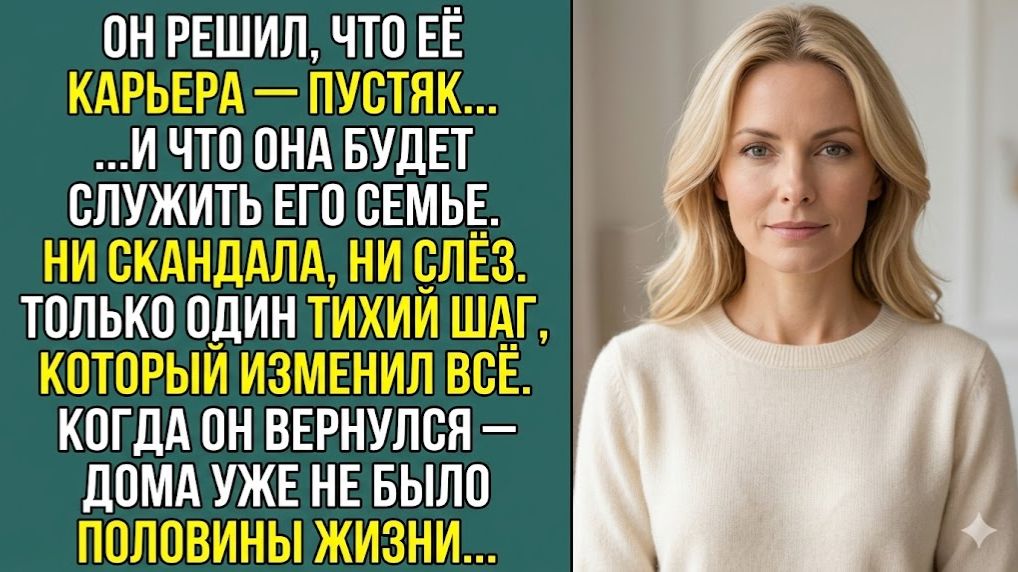 Истории из жизни «МУЖ ВЫБРАЛ МАМУ И СЕСТРУ… ОН НЕ ОЖИДАЛ, ЧТО ЖЕНА СДЕЛАЕТ ДАЛЬШЕ» Слушать аудиокниг