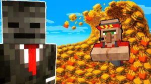 Майнкрафт Но GroxMC ТАЙНО УЗНАЛ ЧТО ЖИТЕЛИ УСТРОИЛИСЬ НА РАБОТУ В McDonald's