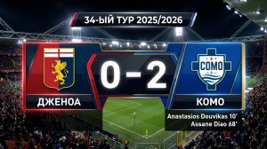 ГОЛЫ ДЖЕНОА - КОМО // 34-ЫЙ ТУР СЕРИЯ А 25/26