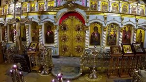 Свт. Мартина исп., папы Римского  Полиелейная утреня. Литургия