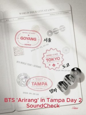 BTS 'Arirang' in Tampa Day 2 SoundCheck
