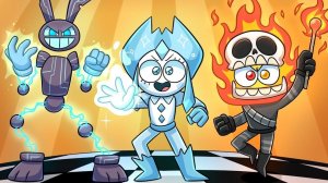 ЦИФРОВОЙ ЦИРК, НО ВСЕ ЭЛЕМЕНТАЛИ!   Digital Circus   Фан-Анимации на русском