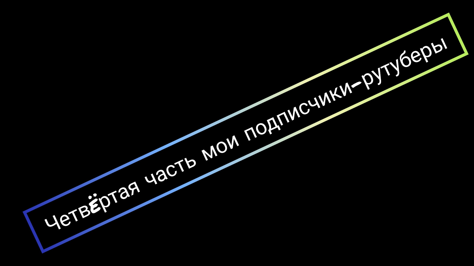 четвëртая часть мои подписчики-рутуберы