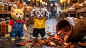 Рыжий котёнок отправляется в пустыню, чтобы спасти папу-кота – мама-кошка очень волнуется 😱🐱