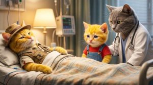 Рыжий котёнок разбивает велосипед и ломает зеркало машины – дорогой урок 😱🚲