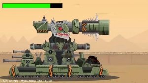 EPIC BATTLES OF Container Rocket combined with Monster soft drink   Cartoons about tank (1)