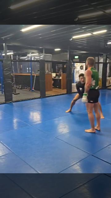 💥Конор Макгрегор замечен в спарринге с ветераном UFC Дон Юн Кимом.