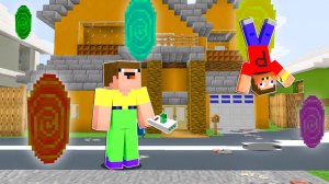 НУБ И ПРО НАШЛИ ЗАГАДОЧНЫЕ ПОРТАЛЫ В МАЙНКРАФТЕ ! НУБ И ПРО ТРОЛЛИНГ ЛОВУШКА В МАЙНКРАФТ!