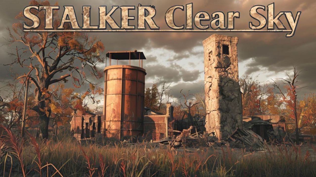 STALKER Clear Sky №7 Режим "Исследователь"4k 60к/с - Заброшенная деревня.