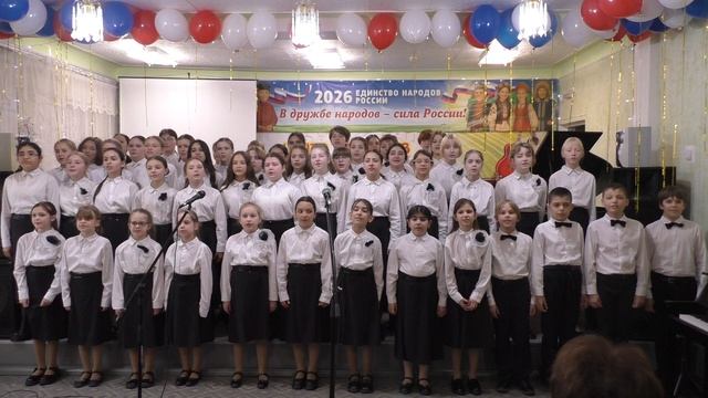 23.СВОДНЫЙ ХОР -Муз. Ю. Саульского, сл. Л. Завальнюка « Не покидает нас весна» - Колесова Е.С.