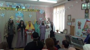Пасхальный утренник Воскресной школы при храме преп. Сергия Радонежского (г. Оха) 26.04.26