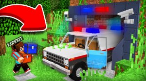 ЧТО ЛЕЖИТ В ЗАБРОШЕННОЙ ПОЛИЦЕЙСКОЙ МАШИНЕ В МАЙНКРАФТ | Компот Minecraft