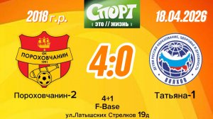 Порох2-Татьяна1 4-0 (Igushkin team)