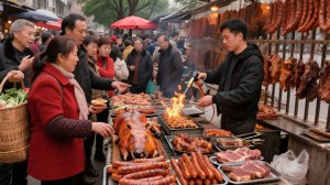 Рай уличной кухни в Чунцине! Острая тушеная курица, жареные закуски и более 30 местных блюд
