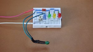 Простой индикатор нагрева.