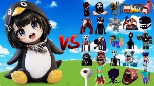 Гуга-Гага Пингвин ПРОТИВ Новых Боссов Майнкрафта