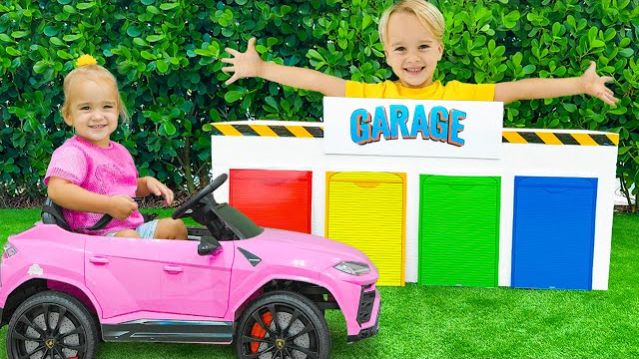 Алиса помогает Крису найти его машинки