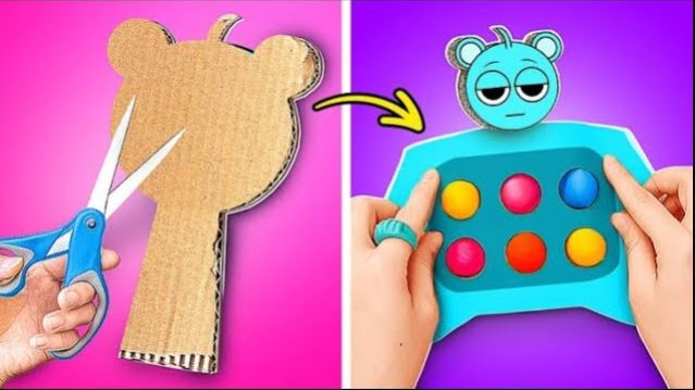 ДАВАЙ СОЗДАВАТЬ ИСКУССТВО СВОИМИ РУКАМИ!🌈 РИСУЕМ SPRUNKI, HELLO KITTY И PIKACHU 😱