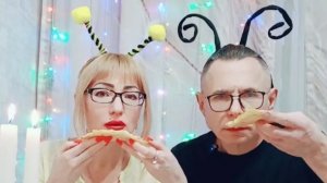 О-ля-ля пицца😋😋😋мукбанг