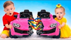 Почему важно делиться игрушками? Ева и Ники учатся вместе