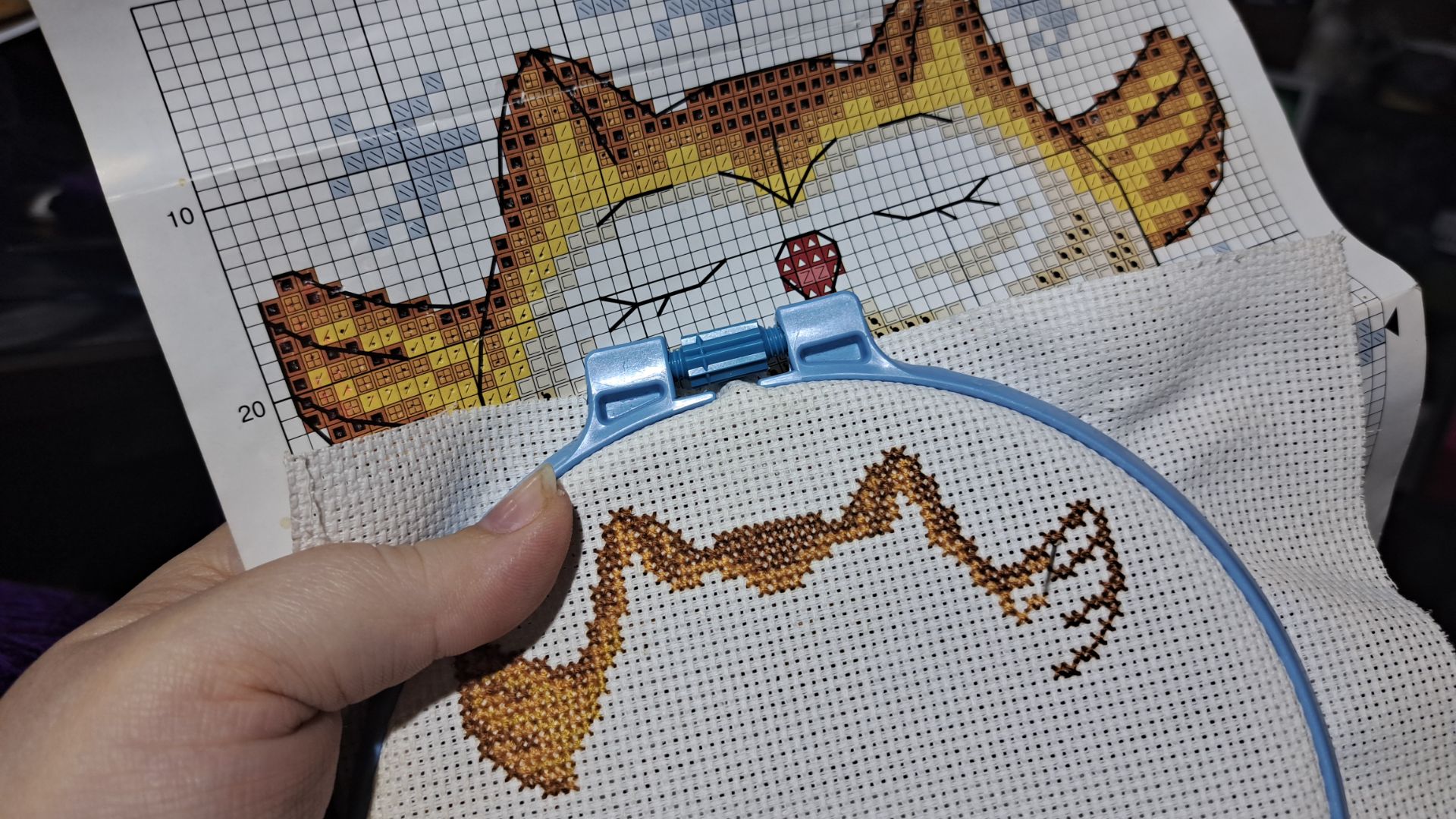 Годовой Марафон рукоделия с Людмилой и Екатериной 💥 вне вязания . 4 отчёт. Неожиданно...вышивка