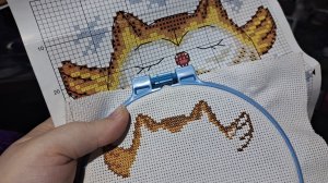 Годовой Марафон рукоделия с Людмилой и Екатериной 💥 вне вязания . 4 отчёт. Неожиданно...вышивка