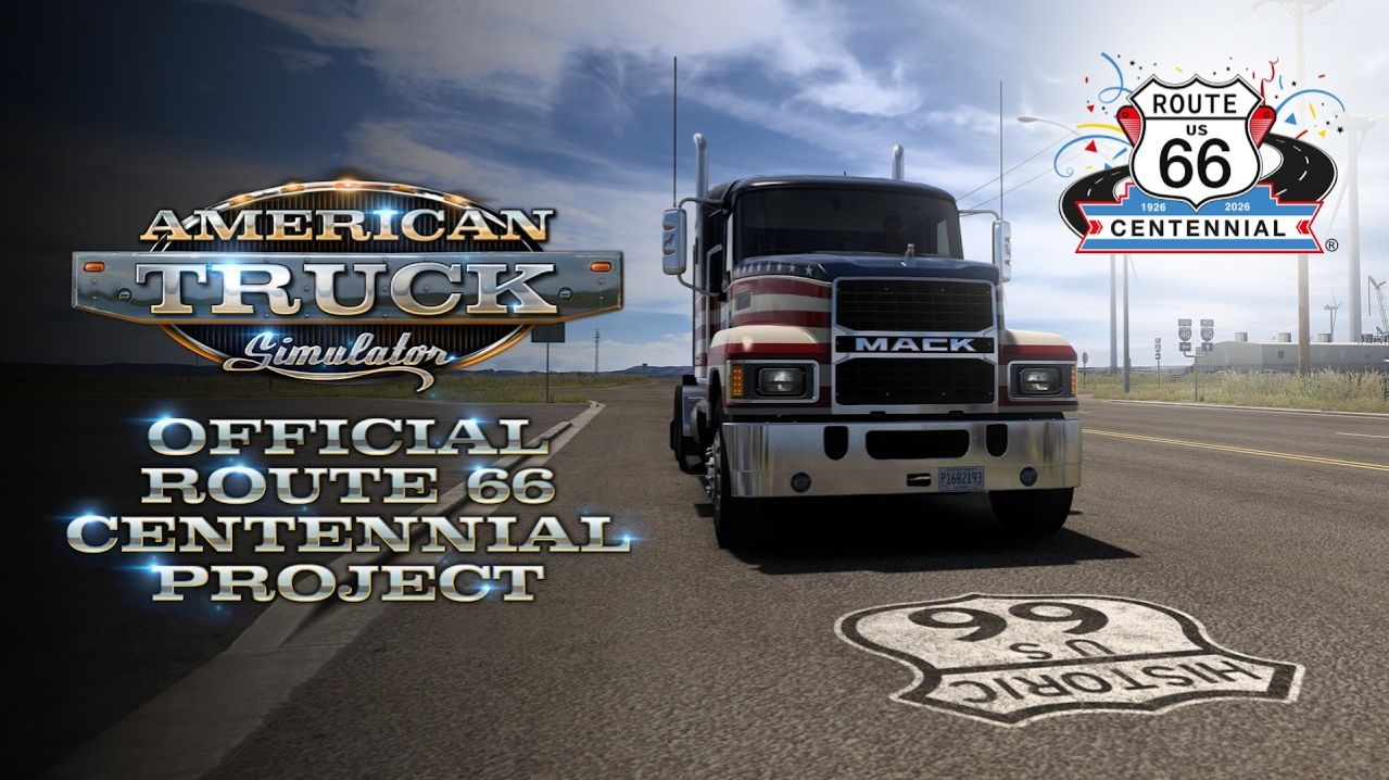 American Truck Simulator признана официальным проектом, посвященной столетию трассы Route 66.