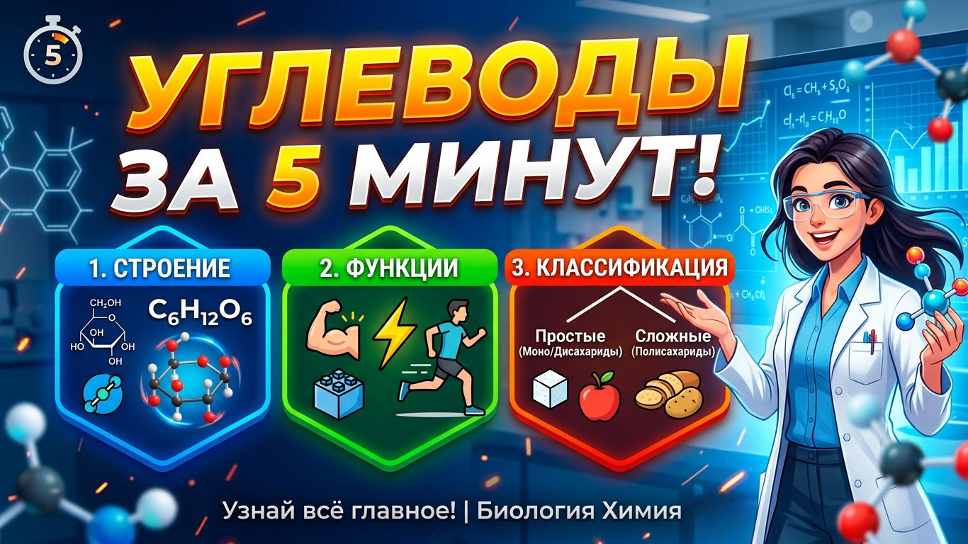 Углеводы: строение, функции, классификация