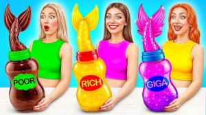 Бедная vs Богатая vs Ультра Богатая Русалка # Сумасшедший Челлендж от Bubba DO Challenge