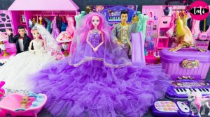 Играем в игрушки из мультика принцесса кукла Барби. Мультфильм для детей. ASMR АСМР