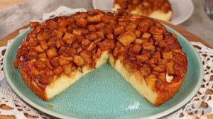 ТВОРОЖНАЯ ЗАПЕКАНКА С КАРАМЕЛИЗИРОВАННЫМИ ЯБЛОКАМИ