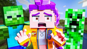 ХАНТРИКС В МИРЕ МАЙНКРАФТА??? K-Pop Охотницы на Демонов Анимация