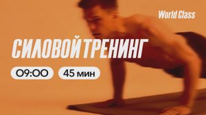 СИЛОВОЙ ТРЕНИНГ  c Валерием Кольвой | 28 апреля 2026 |Онлайн-тренировки World Class