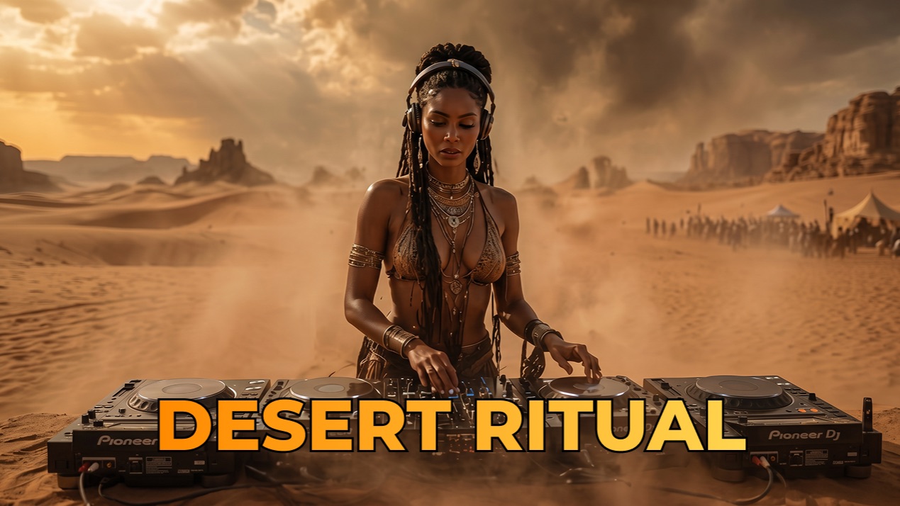 Afro House в пустыне  Tribal ритмы и глубокий грув