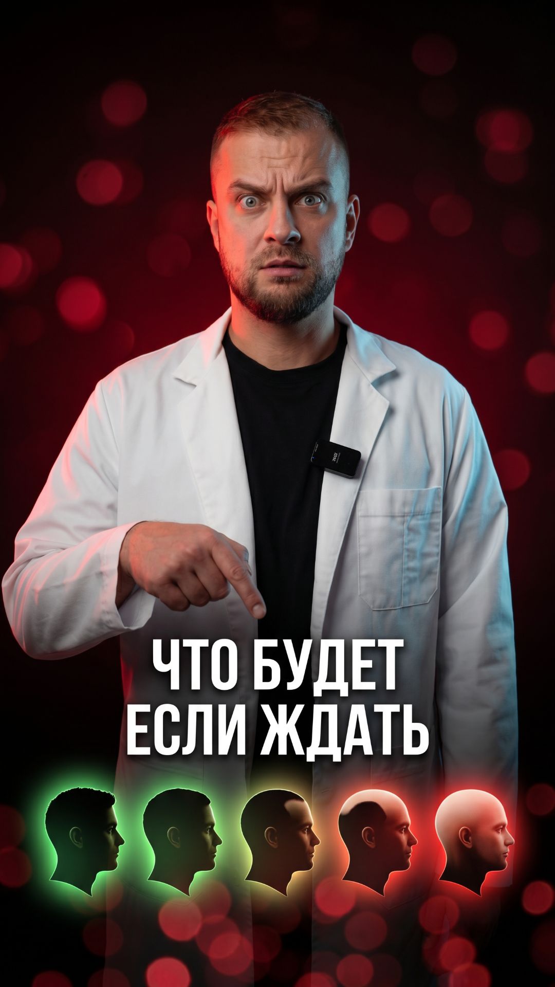 Что будет с волосами если ничего не делать — показываем по шкале Норвуда