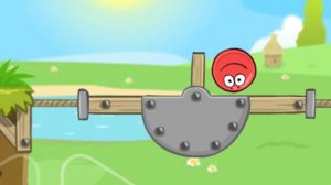 Красный шарик. Красный шар. Red Ball . Мост через опасную  пропасть. Для детей. ч 10