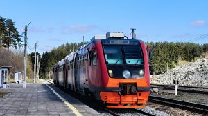 Поездка на рельсовом автобусе РА2 109, Хийтола - Боровинка