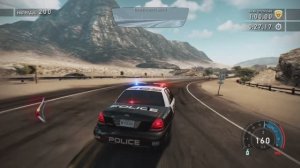 Жесткое задержание полицией. Машина разбита. Игра Need For Speed Hot Pursuit Remastered