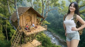 Две сестры выживают в одиночестве 266 дней и строят домик на дереве.