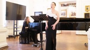 Людмила Боталова исполняет «Fagnes de Wallonie» («Валлонские болота») Пуленка. Ф-но — Елена Лобанова