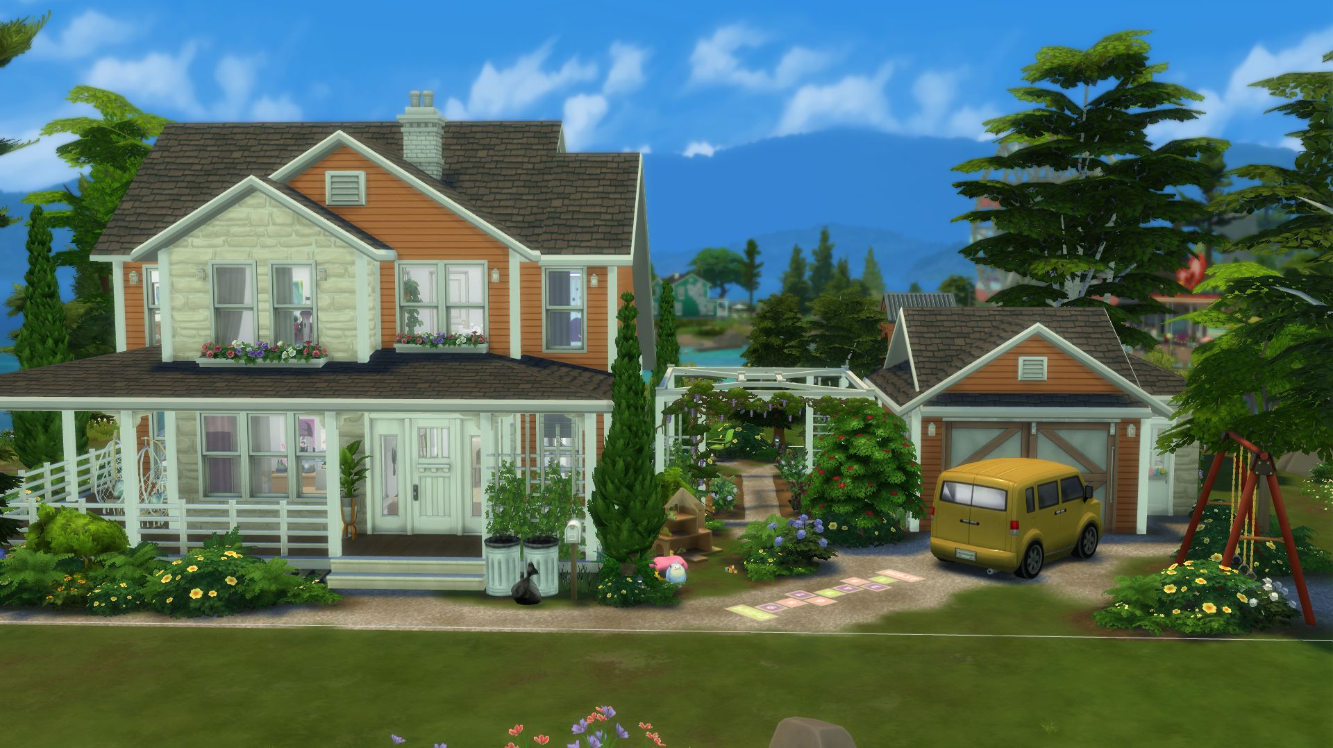 СЕМЕЙНЫЙ ДОМ / СТРОИТЕЛЬСТВО СИМС 4 / FAMILY HOME THE SIMS 4