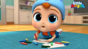 Цветной Паровозик -Учим Цвета! 💚💛❤️💙 | Обучающие Мультики Для Дошкольников | Little Angel Русский